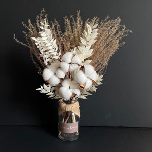 Bouquet Fleurs De Coton - Pompes Funèbres Canard