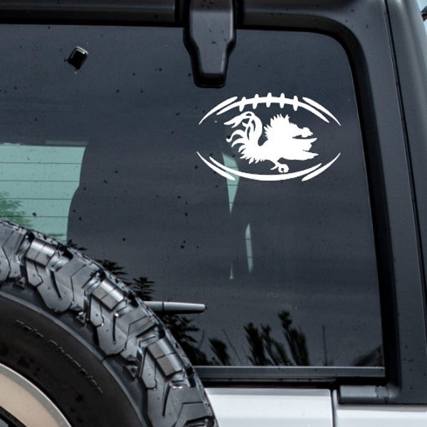 Vinyl Gamecock Football Decal Sticker FREE SHIPPING! | Many sizes, colors, and styles! Car Decal Yeti Decal Cell Phone Decal Laptop Decal