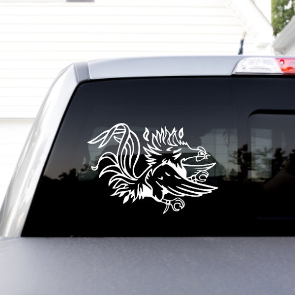 Vinyl Gamecock Decal Sticker FREE SHIPPING! | Many sizes, colors, and styles! Car Decal Yeti Decal Cell Phone Decal Laptop Decal