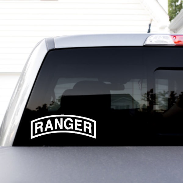 Vinyl Army Ranger Decal Sticker FREE SHIPPING! | Many sizes, colors, and styles! Car Decal Yeti Decal Cell Phone Decal Laptop Decal