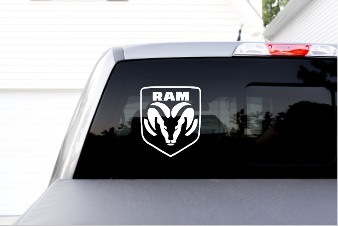 Vinyl RAM Decal Sticker FREE SHIPPING Many Sizes, Colors, and Styles ...