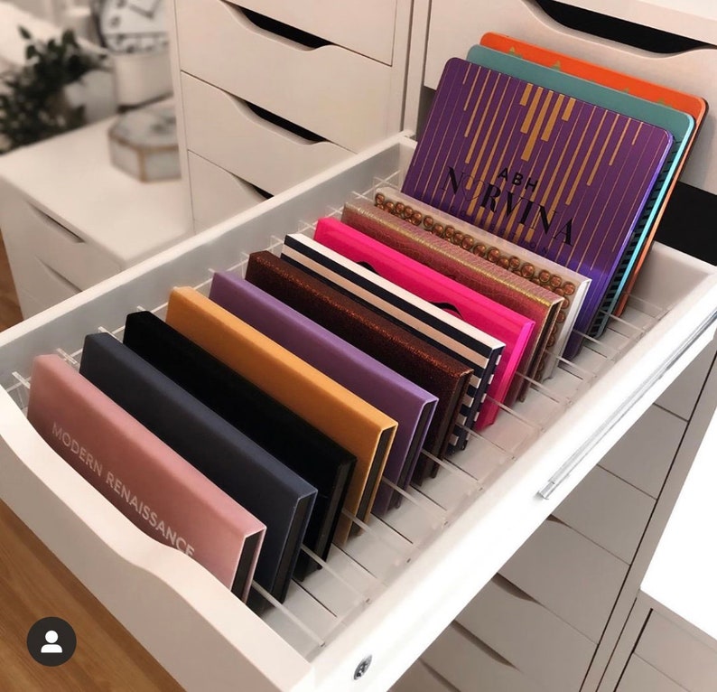 Ikea Makeup Alex Drawer Organisers/Dividers Palettes Etsy