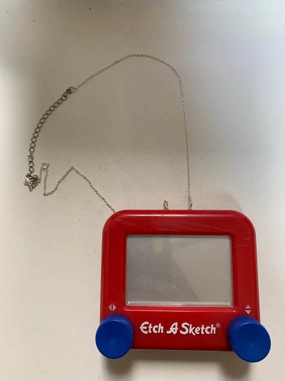 Mini Etch-a-sketch Necklace 