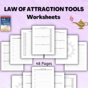 Law of attraction tools - Worksheets