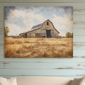 Vintage Barn, Country Barn, Weathered Barn, Rural Wall Art, Farmhouse Home Decor, Rustic Farmhouse Artwork, Modern Farmhouse Prints