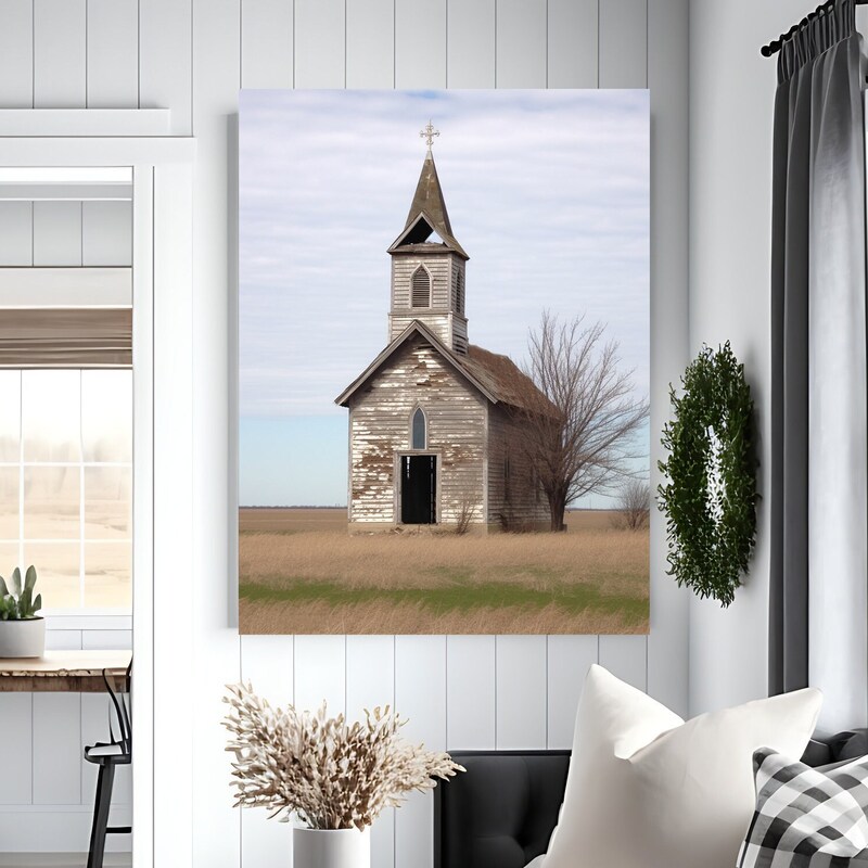 View of Farmhouse Wall Art - Etsy