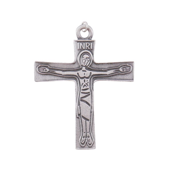 Christ is Counting on You Double Sided Cursillo Crucifix Necklace