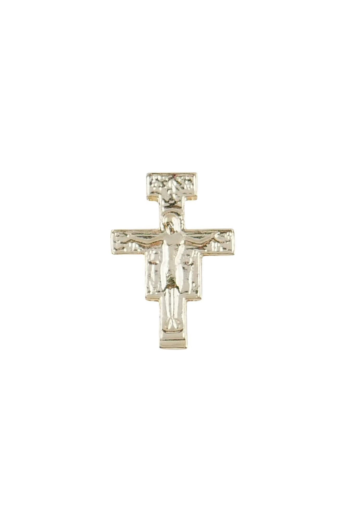 Spilla Croce Ortodossa Russa In Acciaio Inox - Gioiello Religioso Cristiano Per Uomo E Donna - 6