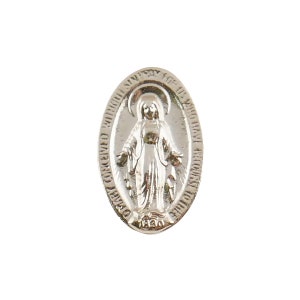 Pack of One Dozen Gold Miraculous Medal Lapel Pins (Other Quantities Available)