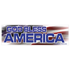 God Bless America Car Magnet