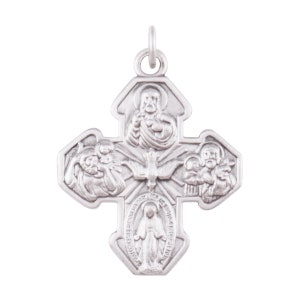 Sterling Silver Four Way Medal