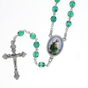 St. Jude Photo Rosary with St. Jude Prayer Card