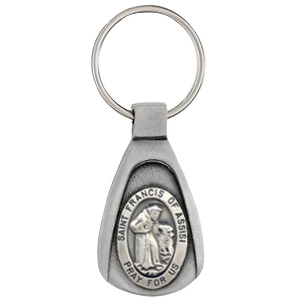 St. Francis of Assisi Religious Key Ring