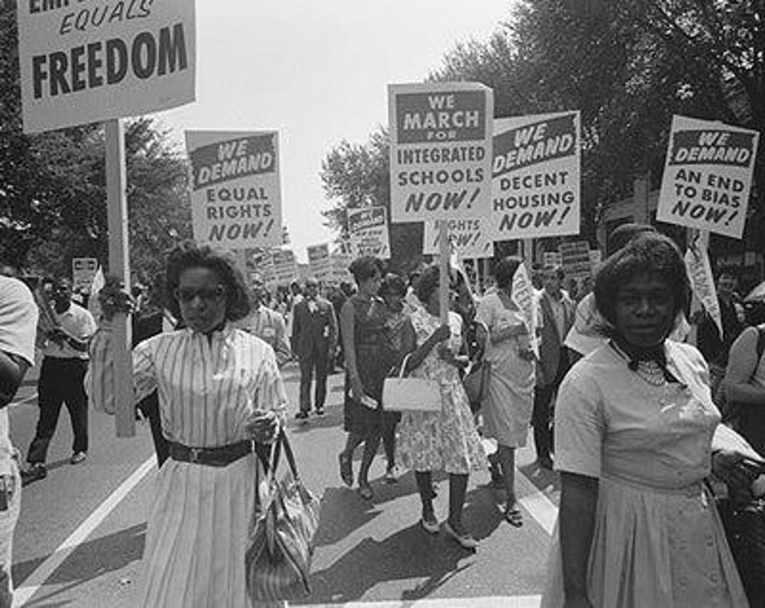 Civil Rights March by Mcmahan, Black People Art, Black Family Art ...