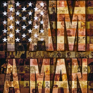 Collage Art / Limited Edition Print / Earth Tones / African American Art / Black Art / I Am A Man / Marta Carvajal