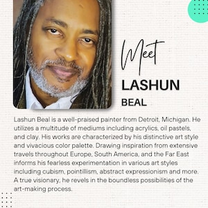 Ebony and Lilly by Lashun Beal, Black People Art, Black Family Art