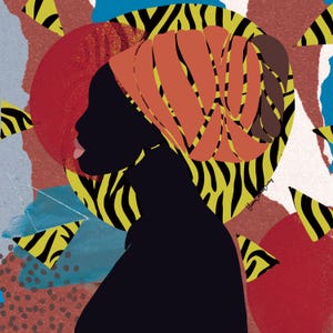 Speak in Color by Yvonne Colemen Burney,  African American Art, Art by Black Artists, Black Art Gifts,  Afrocentric Home Decor