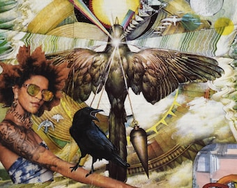 New Birth by Yvonne Colemen Burney,  African American Art, Art by Black Artist, Black Art Gifts, Afrocentric Home Decor