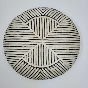 Hand carved Shield from Cameroon, Africa.  This Shield measures 20 inches wide, African Home Decor, African Art, Tribal Shield