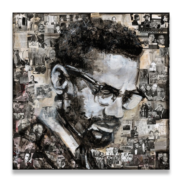 Malcolm X Art - Etsy