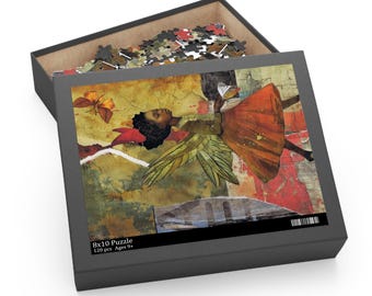 Art Puzzle, Angel of Joy by Yvonne Coleman Burney, Black Art Puzzle, Puzzle for Adults, Stress Relief Game, Family Activity, Christmas Gift,