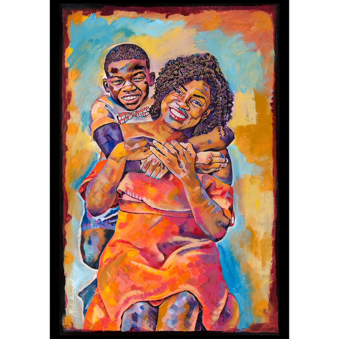 Mother and Son by Marta Carvajal, Black People Art, Black Family Art ...