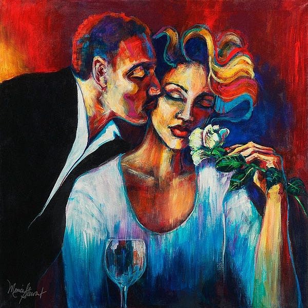 African American Art Black Art / Figurative / Romance / - Etsy