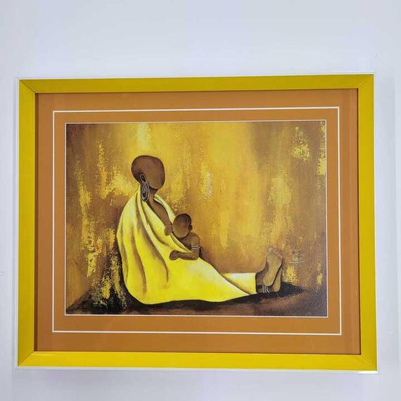 First Mother by Annie Lee, Framed Mini Art, African American Art