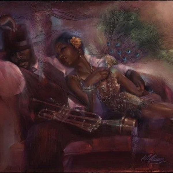 Take 5, Kevin A. Williams (WAK), African American Art, Black Art, African Home Decor, Afrocentric Wall Art, Ethnic Gifts