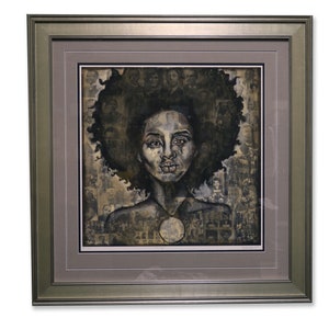 Heritage by Marta Carvajal, Black Framed Art, Black People Art, Black Family Art, Black Art Gifts, Black History Art