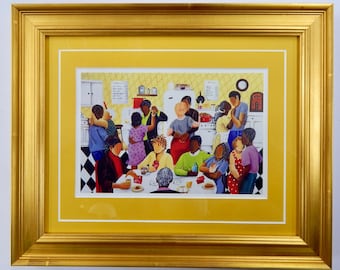 Pay The Rent Quarter Party Annie Lee, Black People Art, Black Family Art, Black Game Room Art, Black Women Art, Art by Black Artists