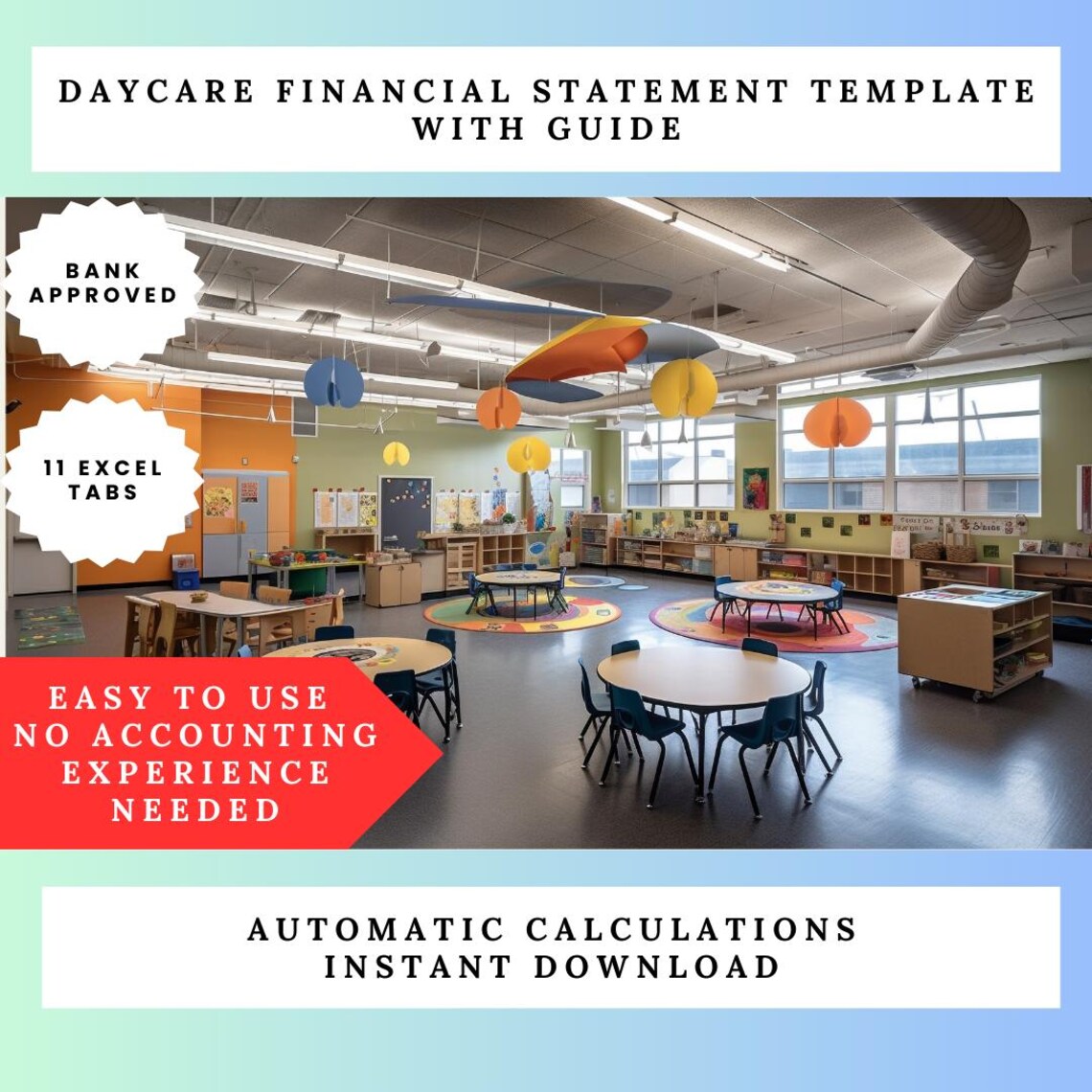 Daycare Financial Planner Excel Template daycare Budget Tool L Daycare