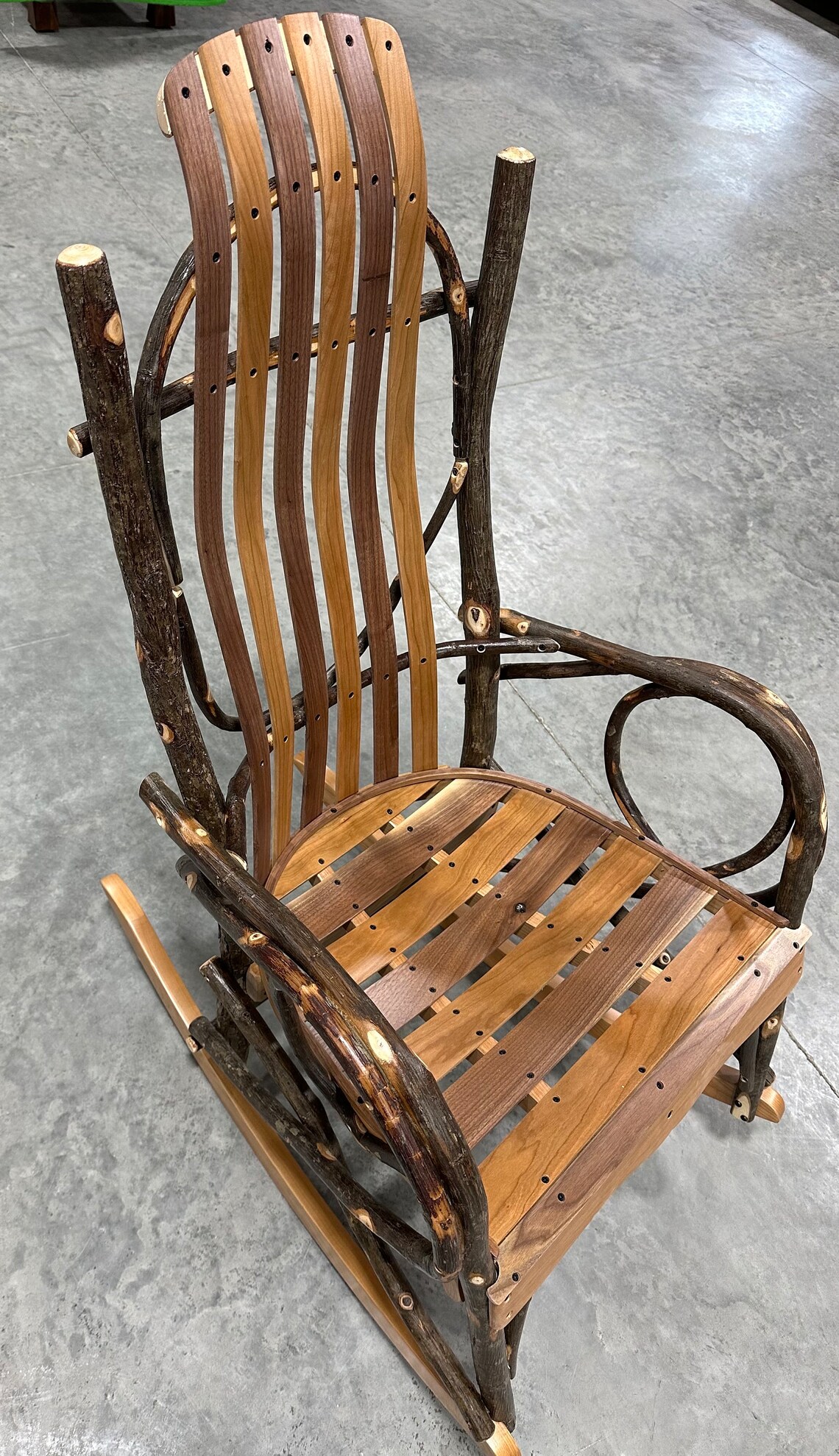 Hickory Rocker - Etsy