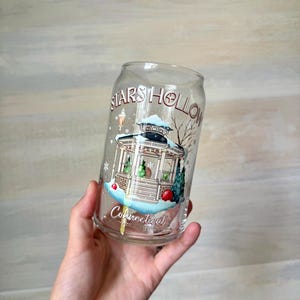 Gilmore Iced Coffee Glass Cup | Gilmore Gift | Beer Can Glass Cup | Gifts For Her | Lukes Glass Cup | Aesthetic Cup | Gazebo Cup