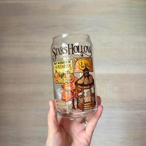 Gilmore Iced Coffee Glass Cup | Gilmore Gift | Beer Can Glass Cup | Gifts For Her | Lukes Glass Cup | Aesthetic Cup | Gazebo Cup