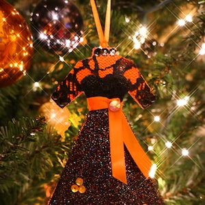 Halloween Queen Dress Ornament