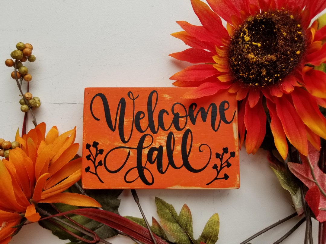 Fall Sign Fall Mini Sign Fall Tiered Tray Sign Fall Sign