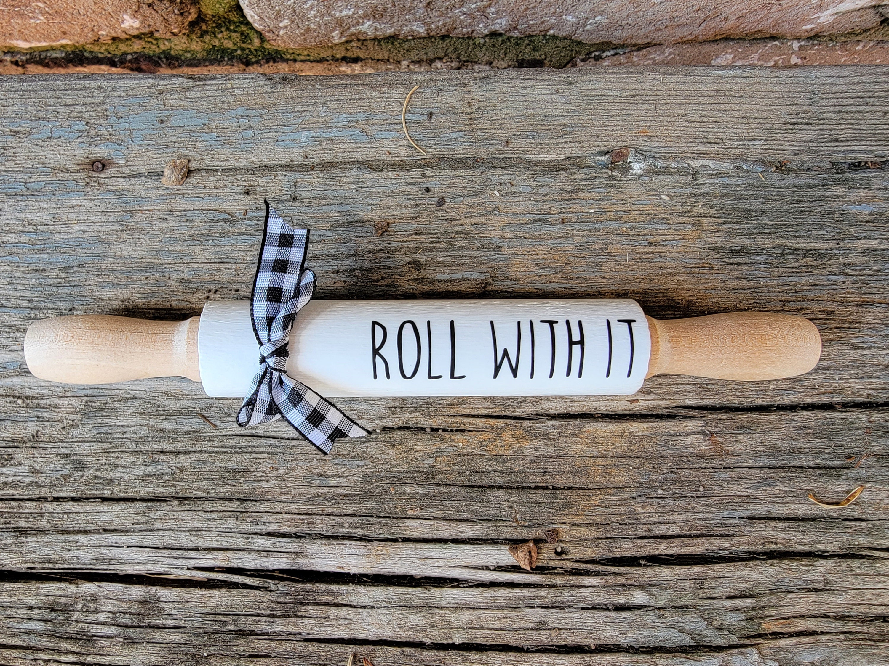 Roll With It mini rolling pin Mini decorative rolling pin Etsy