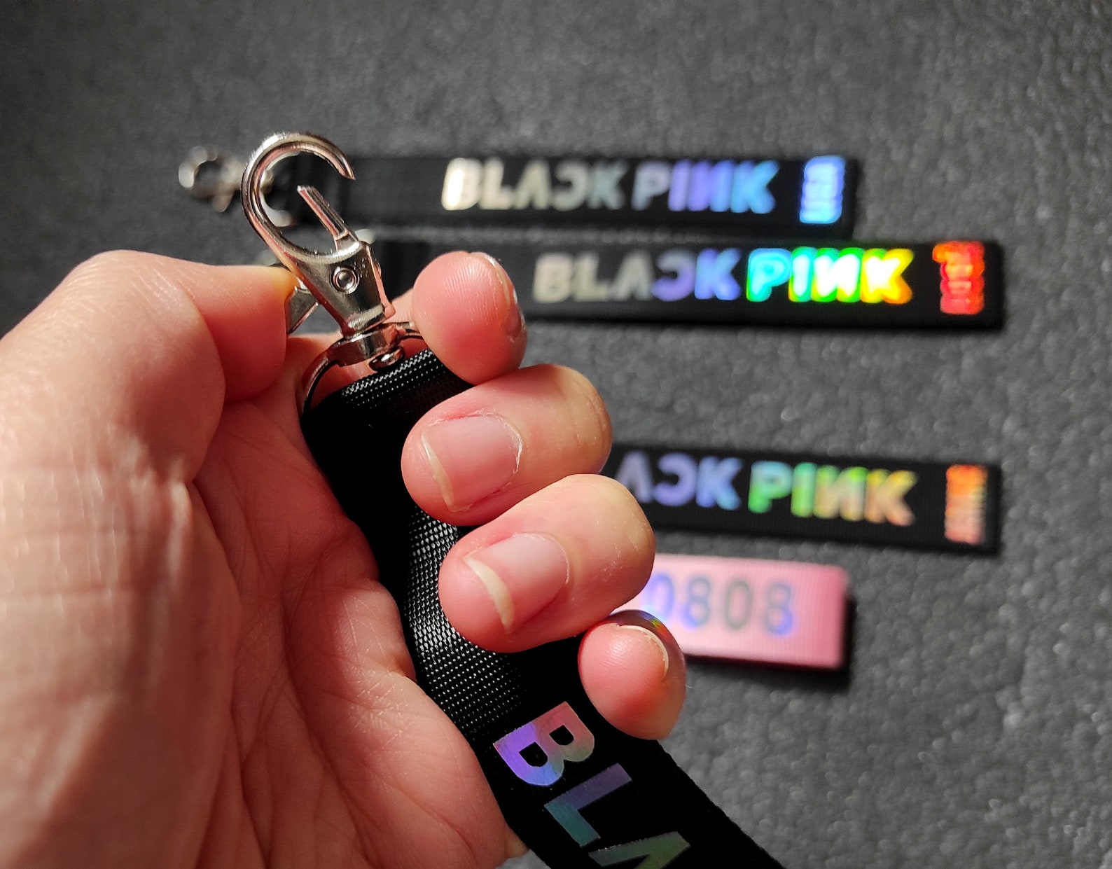 Porteclés BLACKPINK Strap Étiquette de nom de Kpop Tissu Etsy