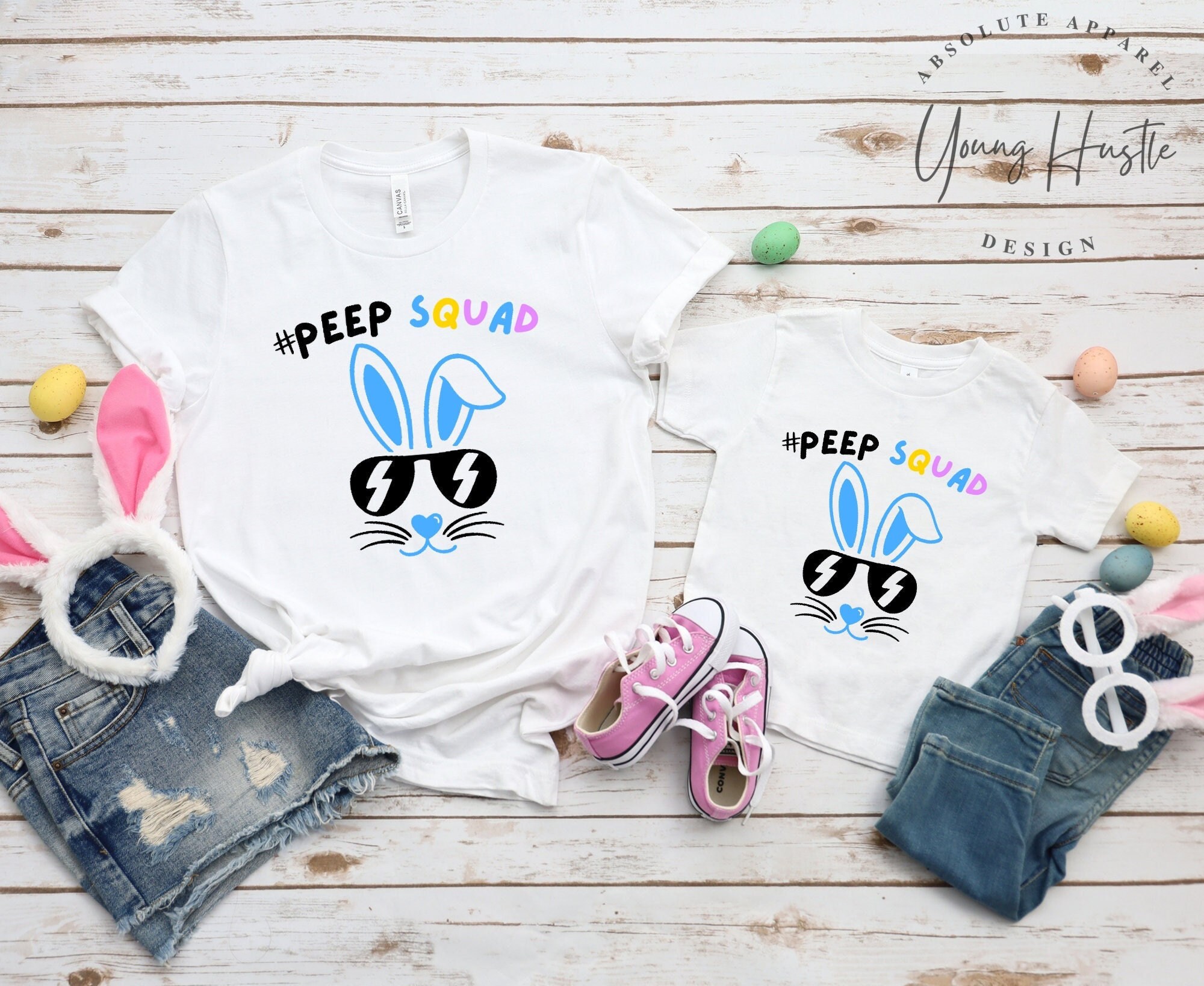 Peep Squad Easter Family Shirt Happy 