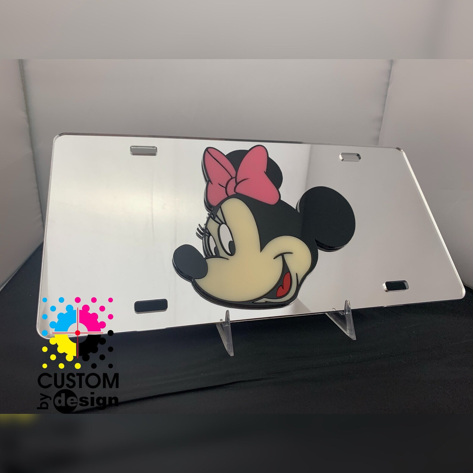 Disney License Plate Mickey or Minnie Etsy