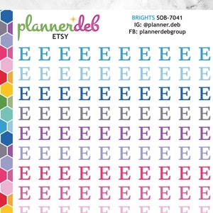 ETSY Planner Stickers for Erin Condren Planners, Daily Duos, Happy Planners, Plum Planners, Bullet Journals, Any Planners, SOB-7041