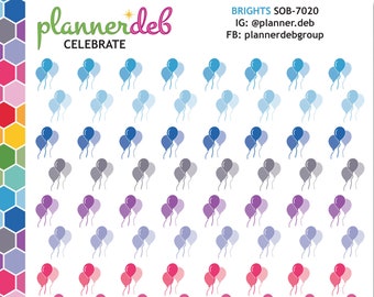 Autocollants CELEBRATE Planners pour Erin Condren Planners, Daily Duos, Happy Planners, Plum Planners, Bullet Journals, Any Planners, SOB-7020