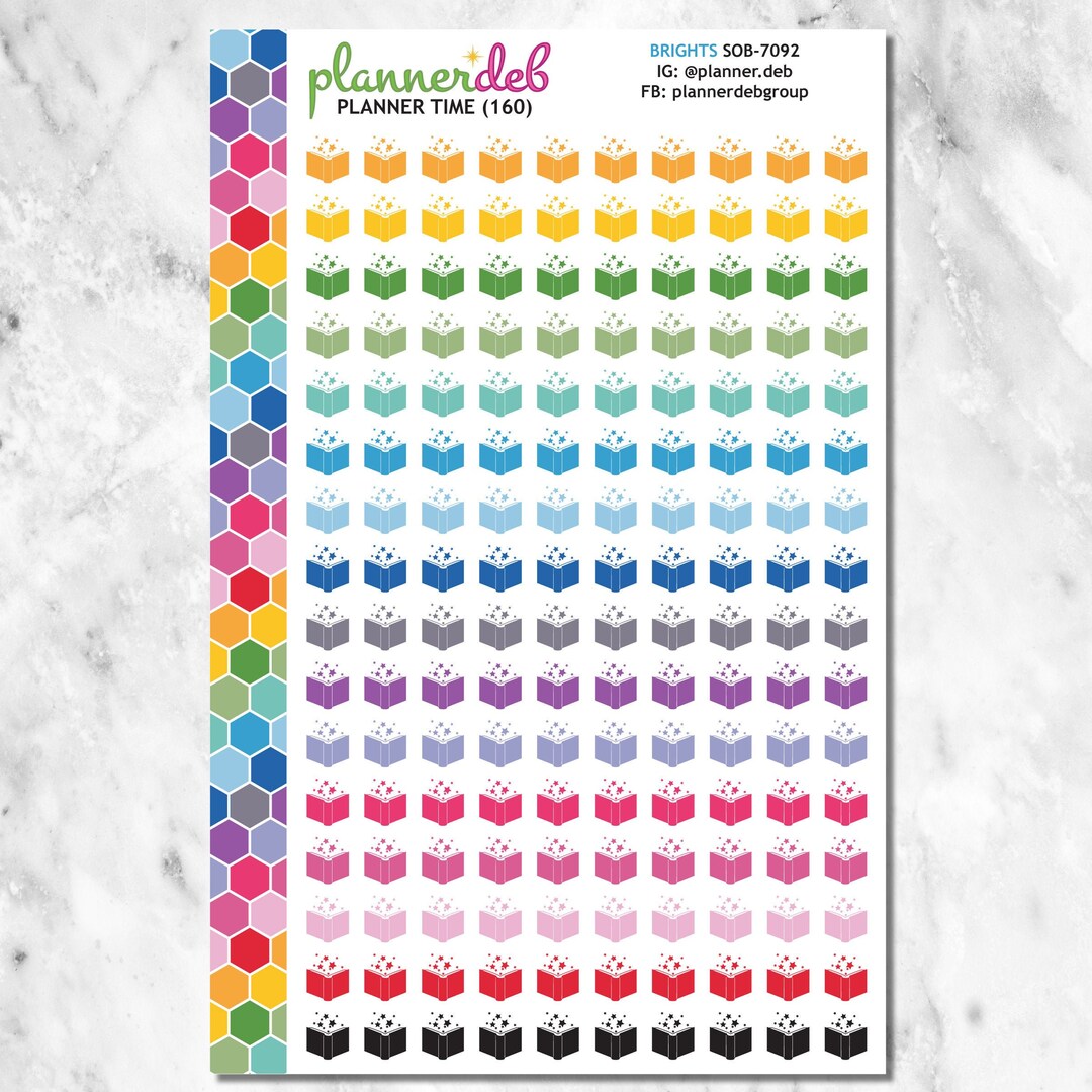 PLANNER TIME Planner Stickers for Erin Condren Planners, Daily Duos ...
