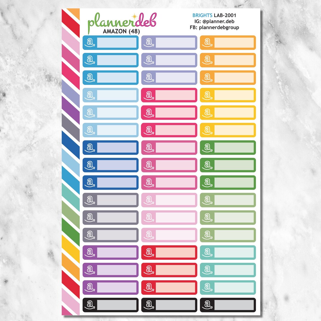 Amazon Planner Stickers for Erin Condren Planners, Daily Duos, Happy ...