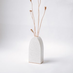 Minimalist Vase, Concrete Vase, Decorative Vase, Arch Vase, Home Decor Gift, Vase For Dried Flowers