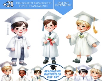 Graduation cap kids Clipart Graduation Cap White PNG Educational Clipart Watercolor Graduate Clipart Preschool Graduation Graduation Graphic
