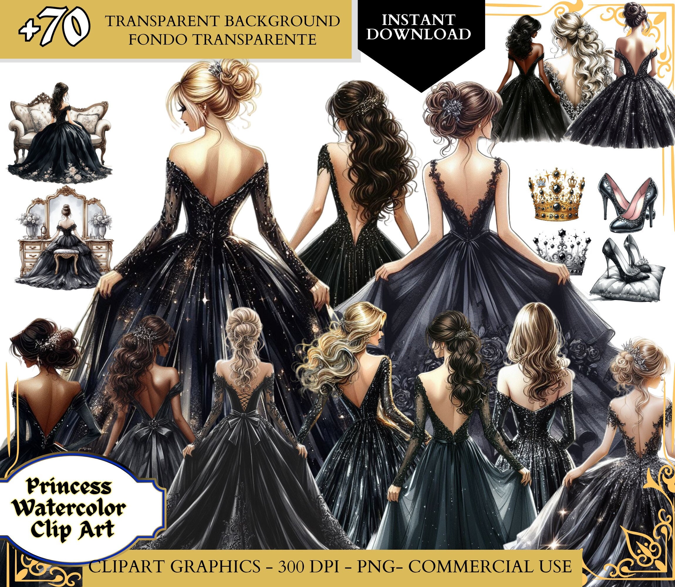 Little black dress - Etsy México, image size:2300x2000