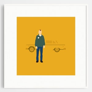 Travis Bickle, Taxi Driver film geïnspireerd minimalistische print - Robert DeNiro - Martin Scorsese - Home Decor - Wall Art - DIGITALE DOWNLOAD