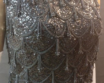 beaded formal top